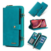 HKM-873427 Universal Multifunctional Leather Wallet Case for iPhone and Samsung - Stylish, Durable TPU+PC Design