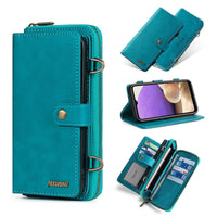 HKM-873427 Universal Multifunctional Leather Wallet Case for iPhone and Samsung - Stylish, Durable TPU+PC Design
