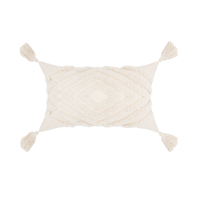HKM-873555 Bohemian Style Geometric Pattern Cotton Cushion Cover 45x45cm and 30x50cm Options