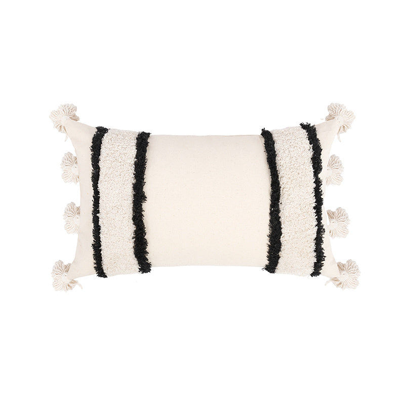 HKM-873555 Bohemian Style Geometric Pattern Cotton Cushion Cover 45x45cm and 30x50cm Options
