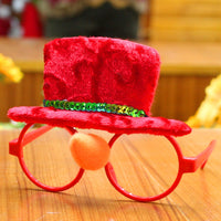 HKM-873939 Santa and Snowman Themed Glasses Frames for Christmas Parties and Festive Decor
