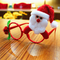 HKM-873939 Santa and Snowman Themed Glasses Frames for Christmas Parties and Festive Decor