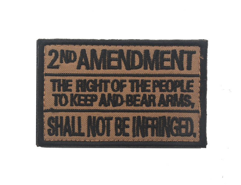 KTX-874003 Double-Sided Velcro Armband with Embroidered Cloth Stickers - 10CM Diameter