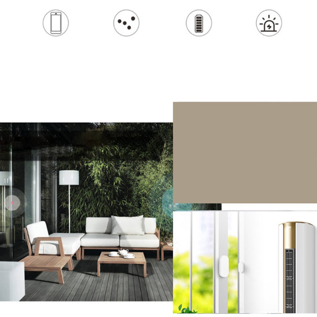 HKM-874003 WiFi Magnetic Door/Window Alarm with Remote Notification and Activity Tracking