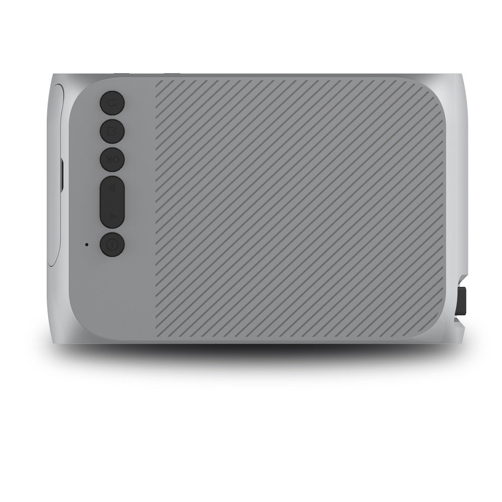 HKM-874195 HD 1080P Mini Pico Projector with HDMI and AV Connectivity, Supports U Disk and TF Card