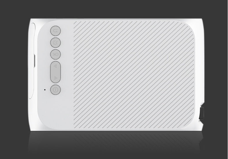 HKM-874195 HD 1080P Mini Pico Projector with HDMI and AV Connectivity, Supports U Disk and TF Card