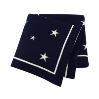 HKM-874323 Five-Pointed Star Cotton Baby Stroller Blanket in Various Colors