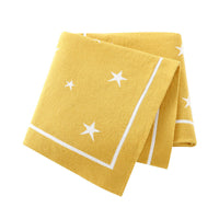 HKM-874323 Five-Pointed Star Cotton Baby Stroller Blanket in Various Colors
