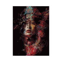 HKM-874323 Frameless DIY Digital Oil Painting - Modern Motion Art for Home Decoration