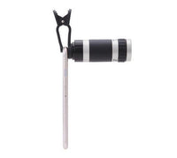 HKM-874707 8X Telescopic Phone Lens with Clip and Cleaning Cloth - 240 yd FOV, Minimum Focus Distance 2.2 yd