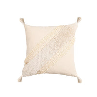 HKM-874771 Minimalist Tufted Cotton Pillowcase - Modern Style 45x45cm & 30x50cm Options