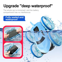 HKM-874899 Stunt Amphibious Remote Control Shark Car Toy with Gesture Sensing and Glow Wheels