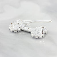 HKM-875155 Diamond Dog Bone Barrettes for Pets in White, Pink, Blue, and Red - Decorate Your Cat or Dog Stylishly