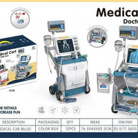 HKM-875155 Kids Doctor Pretend Play Set with Ultrasound Machine - Unisex Educational Toy for Ages 2-7
