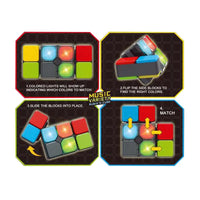 HKM-875283 Musical Flashing Magic Cube Puzzle 3x3 for Cognitive Development - Fidget Toy for Ages 2-4