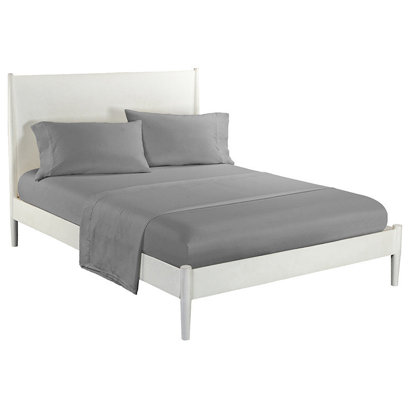 HKM-875283 Solid Color Four-Piece Bedding Set for Single Eyelid and Various Bed Sizes