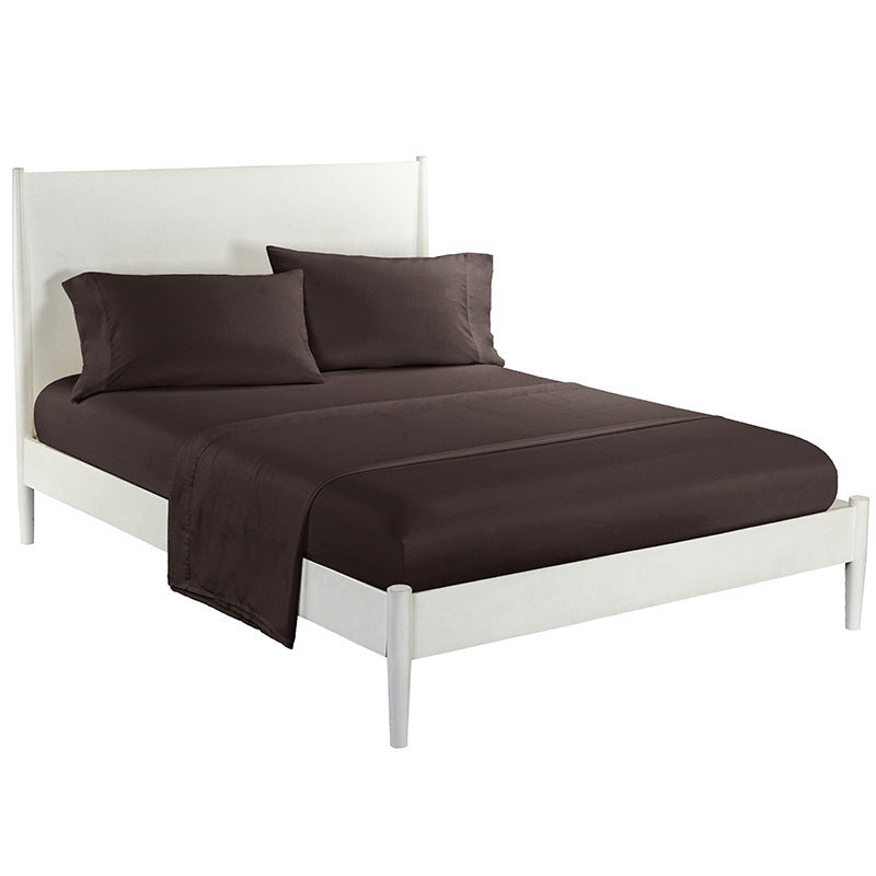 HKM-875283 Solid Color Four-Piece Bedding Set for Single Eyelid and Various Bed Sizes
