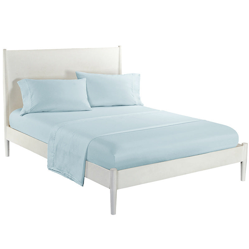 HKM-875283 Solid Color Four-Piece Bedding Set for Single Eyelid and Various Bed Sizes