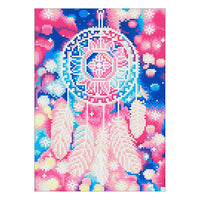 HKM-875475 Luminous Diamond Painting Kit - Rectangular Artwork 30x40cm with Tools and Canvas