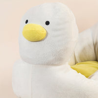 HKM-875667 Duck Shape Fluffy Pet Sofa Bed for Small Dogs and Cats - Soft Polyester, Unique Design, Comfortable for All Seasons