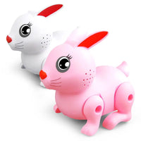 HKM-875731 Electric Jumping Rabbit Toy for Kids, Musical and Light-Up Interactive Simulation Animal, Ideal for Ages 2-4