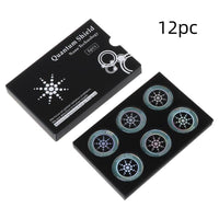 HKM-875859 Cell Phone Radiation Protection Stickers - Nano-Anion Silicone for Battery Life and EMF Shielding - 6 Pack