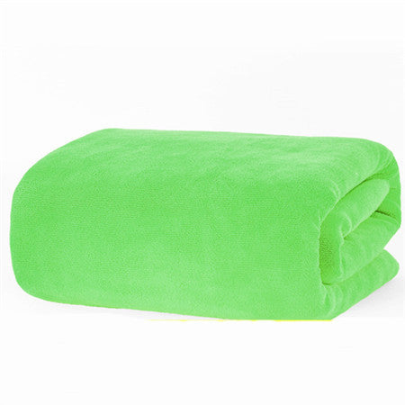HKM-876051 Large Cotton Absorbent Quick Drying Lint Resistant Towel in Various Solid Colors and Sizes