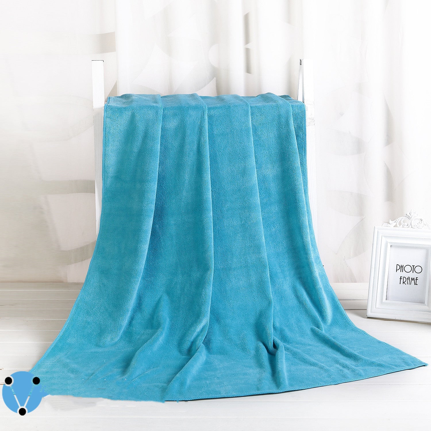 HKM-876051 Large Cotton Absorbent Quick Drying Lint Resistant Towel in Various Solid Colors and Sizes