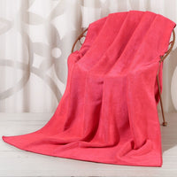 HKM-876051 Large Cotton Absorbent Quick Drying Lint Resistant Towel in Various Solid Colors and Sizes