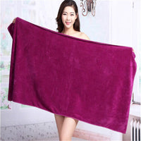 HKM-876051 Large Cotton Absorbent Quick Drying Lint Resistant Towel in Various Solid Colors and Sizes