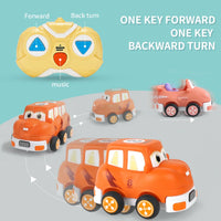 HKM-876051 Remote Control Rubber Animal Car Toy for Kids - Electric 2CH RC Vehicle for Indoor and Outdoor Use
