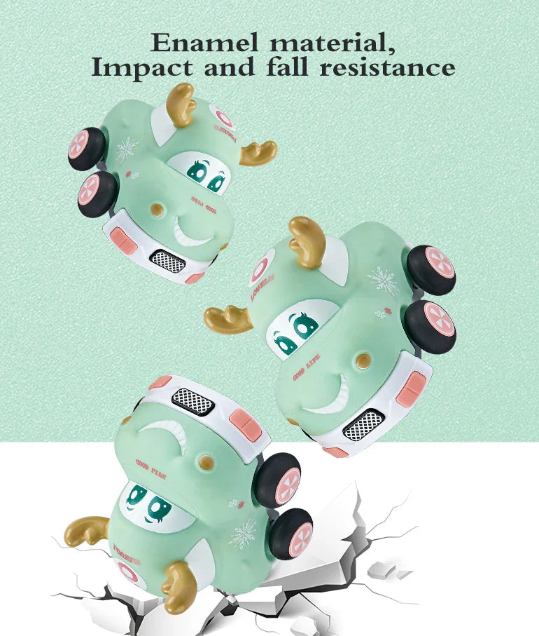 HKM-876051 Remote Control Rubber Animal Car Toy for Kids - Electric 2CH RC Vehicle for Indoor and Outdoor Use