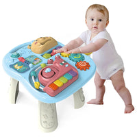 HKM-876307 6-in-1 Multifunctional Baby Rocking Car and Learning Walker for Toddlers