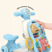 HKM-876307 6-in-1 Multifunctional Baby Rocking Car and Learning Walker for Toddlers
