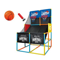 HKM-876435 Foldable Indoor Basketball Arcade Game for Two Players, Fun Activity for Kids