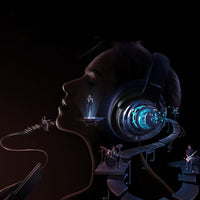 HKM-876691 Wireless Bluetooth Headset with Active Noise Cancellation and Subwoofer, Dual Purpose Connectivity
