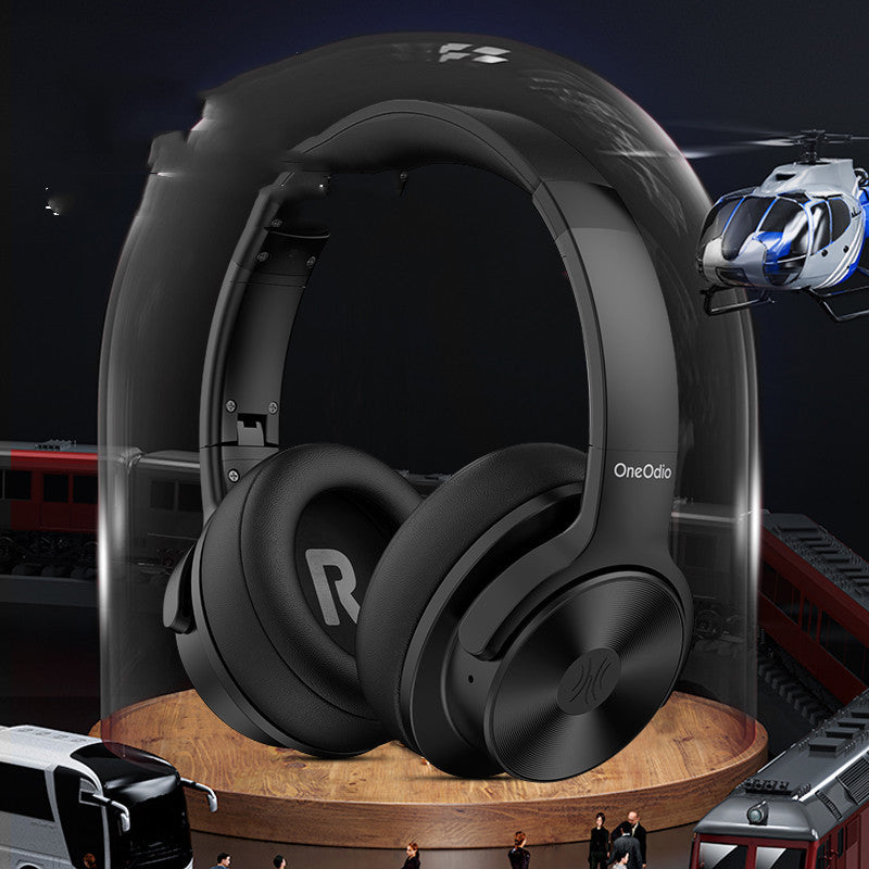 HKM-876691 Wireless Bluetooth Headset with Active Noise Cancellation and Subwoofer, Dual Purpose Connectivity