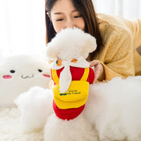 HKM-876883 Cute Cartoon Sweater for Pets - Cozy Cotton Autumn & Winter Wear