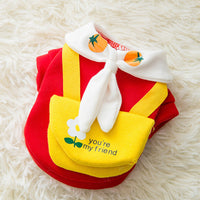 HKM-876883 Cute Cartoon Sweater for Pets - Cozy Cotton Autumn & Winter Wear