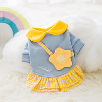 HKM-876883 Cute Cartoon Sweater for Pets - Cozy Cotton Autumn & Winter Wear