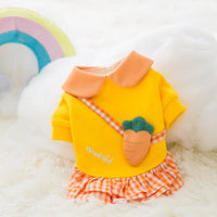 HKM-876883 Cute Cartoon Sweater for Pets - Cozy Cotton Autumn & Winter Wear