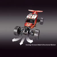 HKM-876883 Hurricane Climbing Car Building Block Model Kit for Kids Aged 8+ - 722 Pieces, Electric Power Version