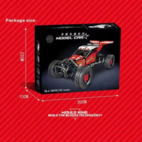 HKM-876883 Hurricane Climbing Car Building Block Model Kit for Kids Aged 8+ - 722 Pieces, Electric Power Version
