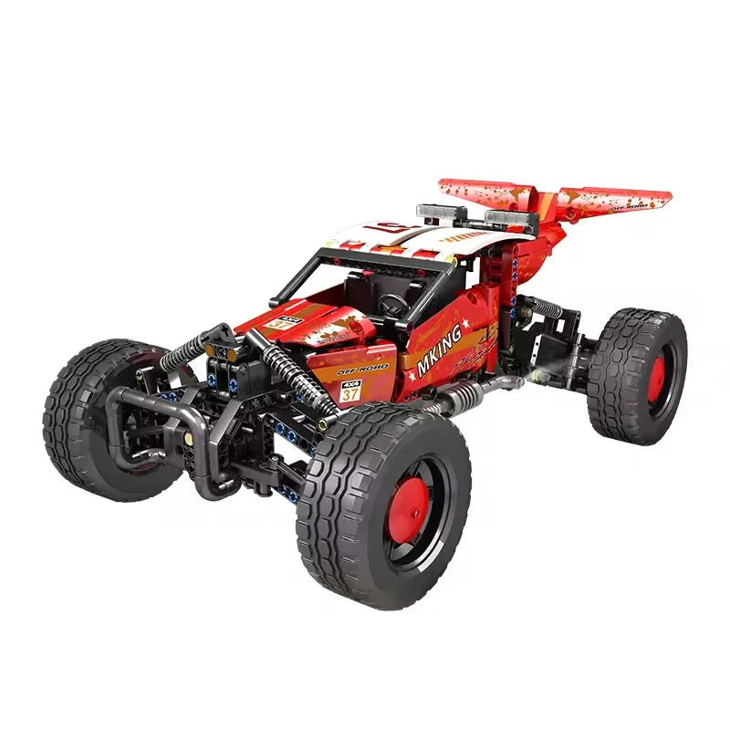 KTX-876883 Hurricane Climbing Car Building Block Model Kit for Kids Aged 8+ - 722 Pieces, Electric Power Version