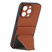 HKM-876883 Versatile Phone Case with Card Holder for Apple Models - Simple Design in Multiple Colors