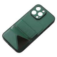 HKM-876883 Versatile Phone Case with Card Holder for Apple Models - Simple Design in Multiple Colors