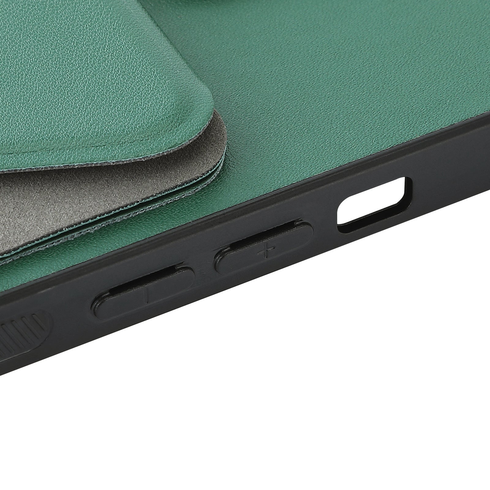 HKM-876883 Versatile Phone Case with Card Holder for Apple Models - Simple Design in Multiple Colors