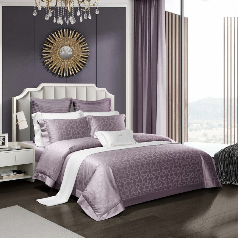 HKM-876947 Four-Piece Duvet Cover Set for 1.8m Beds - Durable Reactive Print and Dye Finish