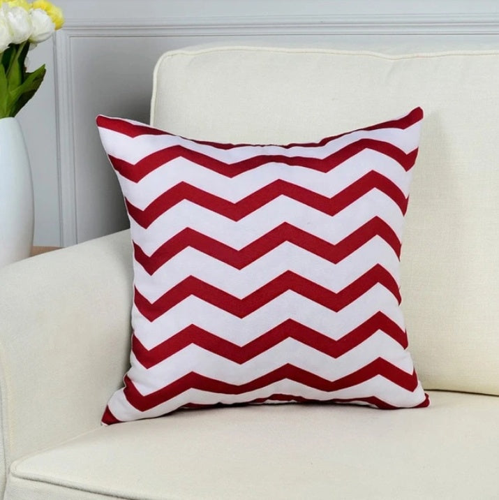 HKM-877011 Geometric Short Plush Pillowcase Cushion Cover in Cotton-Linen Blend
