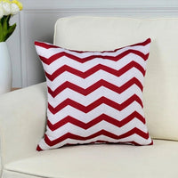 HKM-877011 Geometric Short Plush Pillowcase Cushion Cover in Cotton-Linen Blend
